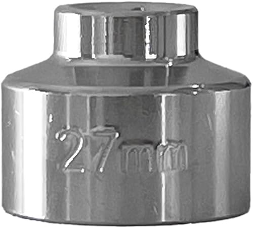 Miniatura 10 de GLSOWEE Llave de filtro de aceite de coche de 1.260 in, herramienta de extracción de filtro de aceite de 38 pulgadas, llave de enchufe de perfil