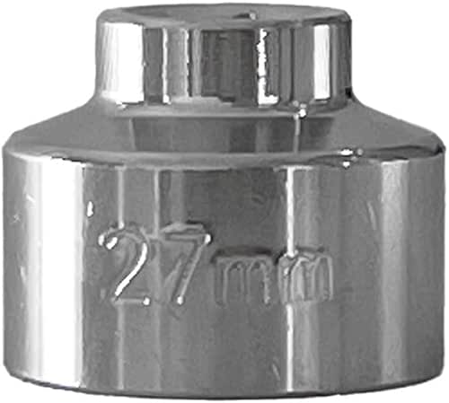 27mm Car Oil Filter Wrench, 3/8" Drive Oil Filter Removal