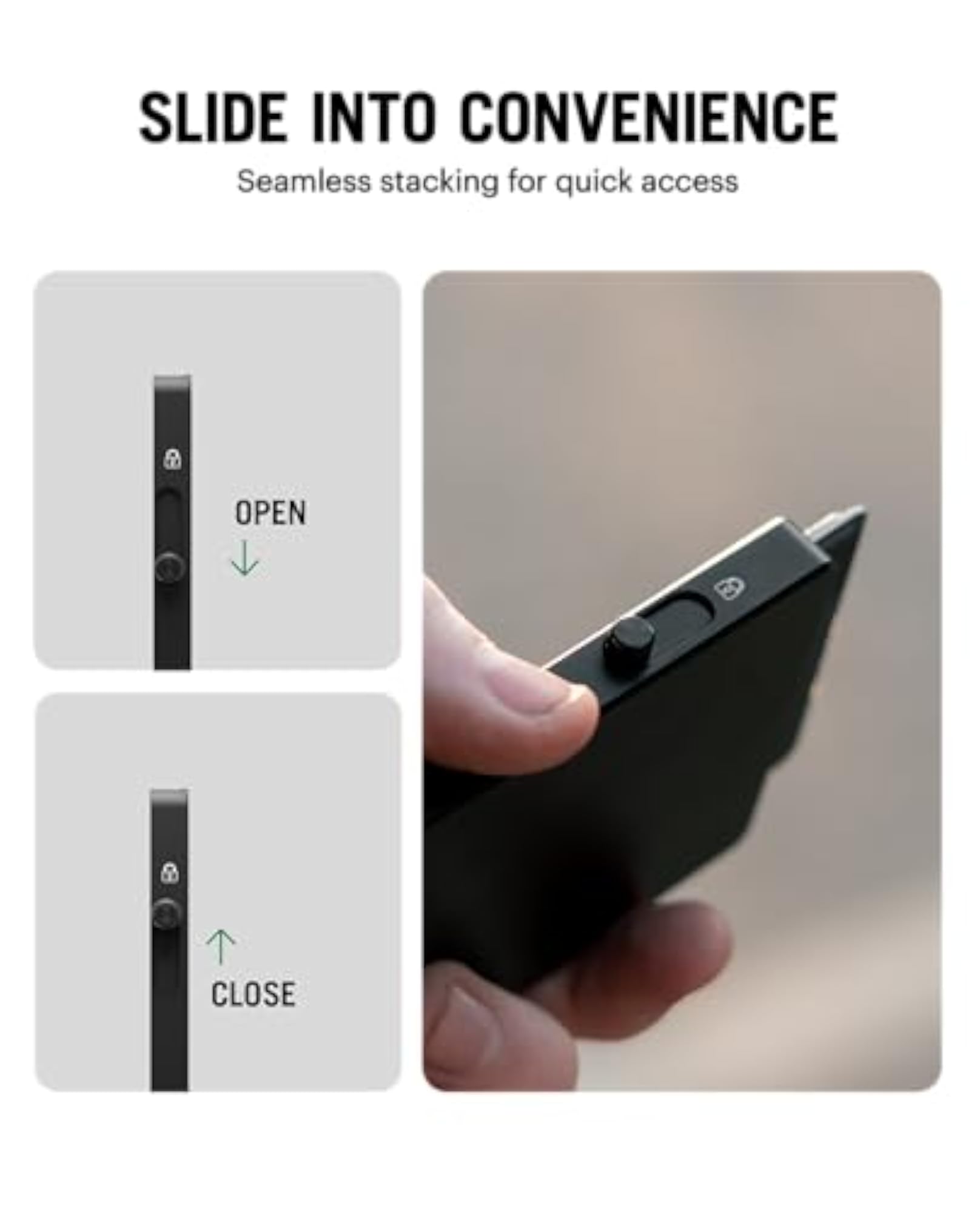 Analog Max RFID MagSafe Card Wallet with Money Clip 7 Slots