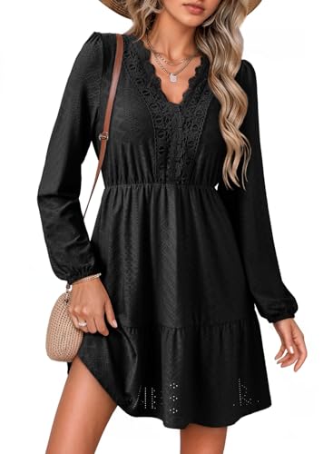 Dokotoo Summer Dresses for Women 2026 Resort Wear Elegant Lace Hollow...