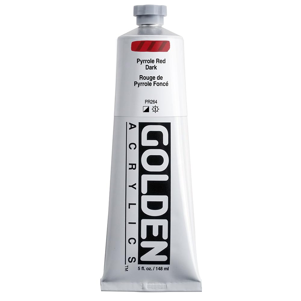 Peinture Golden Heavy Body rouge pyrrole pour vos ateliers d'art