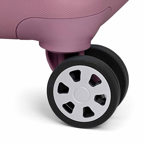 Traveler's Choice Pagosa Hardshell Expandable Luggage with Spinner Wheels, Mauve, 3-Piece Set (22/26/30)