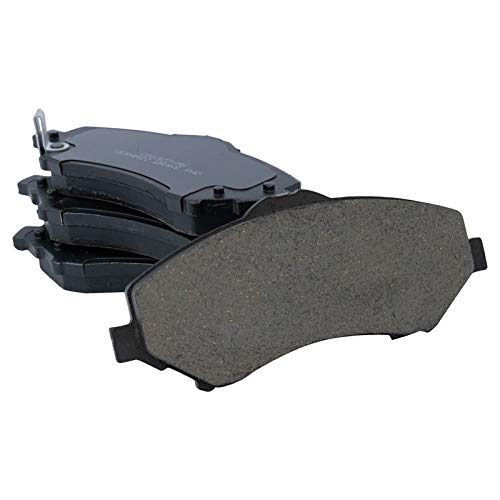 Image of TRQ Performance Front Brake Pad and Rotor Set Ceramic Coated Drilled