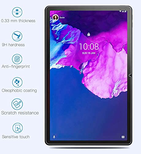 Kepuch 2 Pacotes Vidro Temperado Protetor de Tela para Lenovo Tab P11 2020 TB-J606/Lenovo Tab P11 Pl