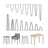 Für unbehandelte Rohstahlbeine sind sie mit Korrosionsschutzöl beschichtet, es können nur wenige natürliche Rostflecken auftreten, Sie können das Rohstahl-Tischbein mit der gewünschten Farbe beschichten oder Sie können mit traditionellem Design basteln.