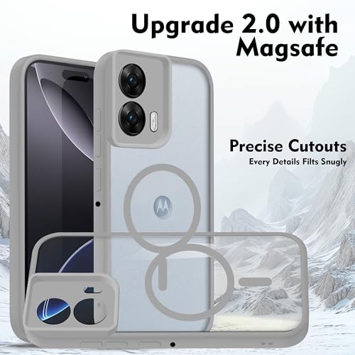 V-TAN Store V-TAN Motorola Edge 50 Fusion 5G Case, Grey - Image 6