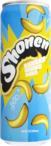 Shonen Banana Crème Soda 12 fl oz (Pack of 12)