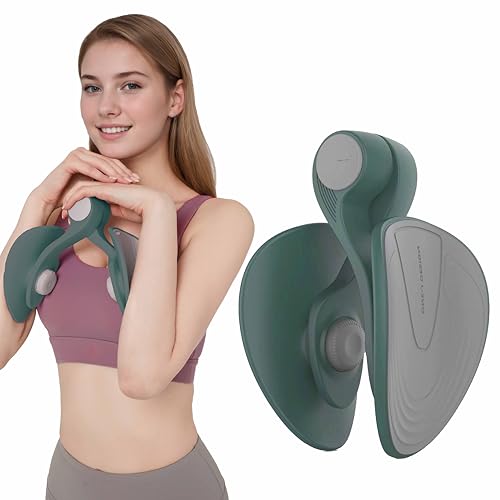 Thigh Toner Training, Thigh Master Thigh Exercise Equipment, Inner Thigh Exercise Equipment, Kegel Sports Equipment, Pelvic Floor Coach, Men and Women (green)