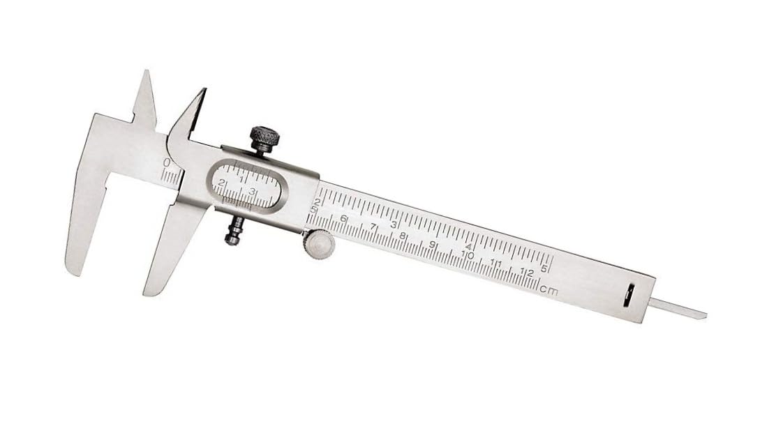 RG Vernier Caliper Slide Caliper Measures 0-12.5cm x 0.1cm, Metallic, Laser Printed (1) (B0C9DSWVS7) Amazon Price History, Amazon Price Tracker