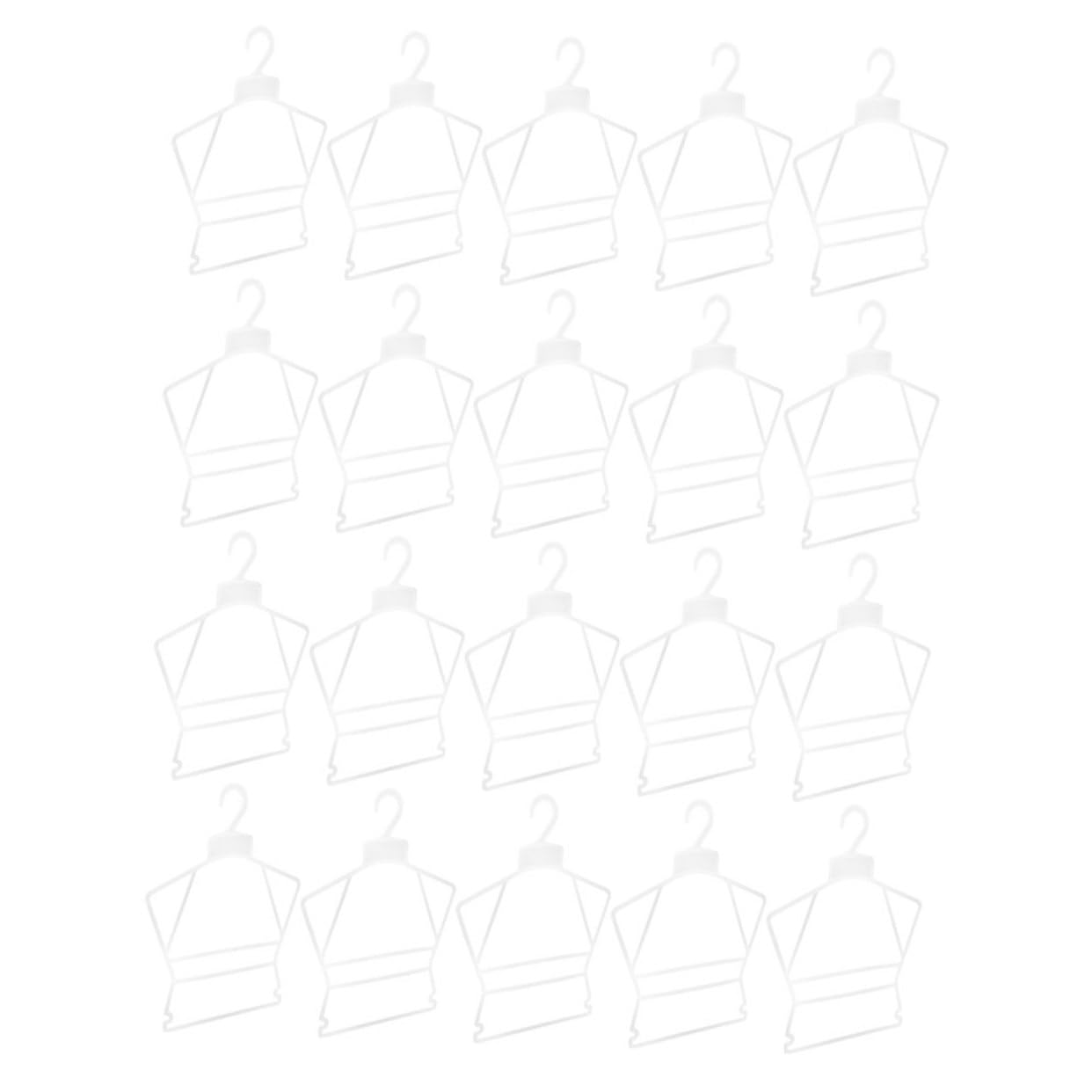 Unomor 20 Pack Baby Hangers Child Hangers Plastic Boys and Girls Clothing Rack Infant Clothes