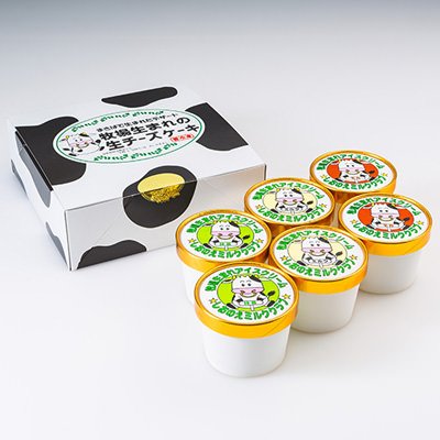 牧場生まれのスイーツセット〔生チーズケーキ250g、アイスクリーム130ml×6〕