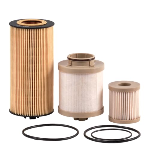 Docs Diesel Filter Kit DCS9667+D5526 | Compatible with Ford 6.0L Super Duty F250 F350 F450 F550 2003-2007 Ford 6.0L Excursion 2003-2005 | Replaces FD4616 FL2016
