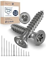 NietFullThings – Holzschrauben Torx Schrauben 4x45 Edelstahl V2A rostfrei Spa