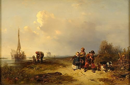 Cuadro El pequeño Treidler de Eduard Hildebrandt para decorar despachos elegantes