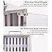 SBCWH Stainless Steel Cell Phones Storage Cabinet, 12/24/36/48/60 Slots Cell Phone Locker with Handle and Security Lock, Freestanding/Wall-Mounted, for Classroom Office Gym(22x19x25cm)