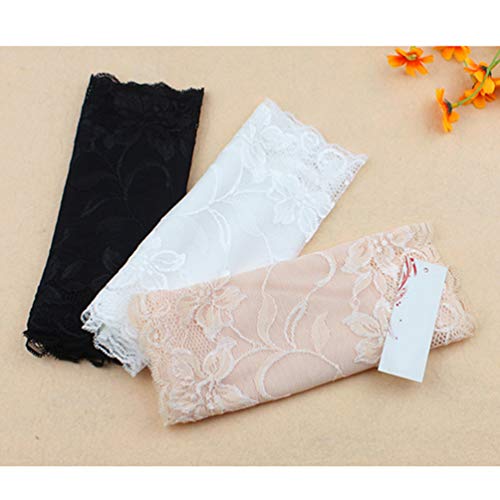 GALPADA 3 peças sutiã bandeau top de renda tomara que caia sutiã de renda floral top de renda sutiã