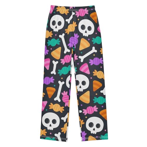 Skull Candy Boys Pants Boys Athletic Pants Long Pant for Boywith Pockets Wide-Leg Size 6-14Y