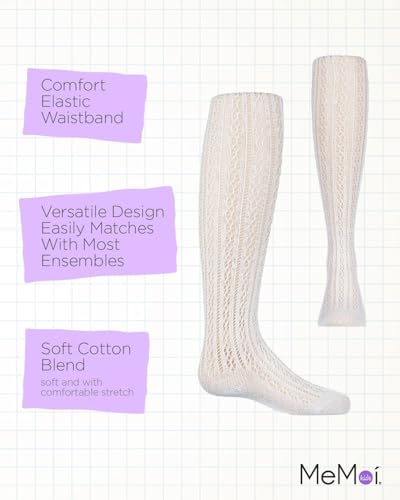 MeMoi Pelerine Stitch Girl's Cotton Blend Tights3