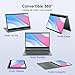 Imagen de BMAX Ordenador Portátil 2 en 1 Intel N150 CPU PC Portatil 16GB RAM 512GB SSD Laptop Pantalla Táctil Win 11 Teclado Retroiluminado Giro de 360° BT5
