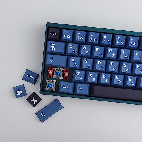 Hyekit Pbt Keycaps, 129 Keycaps Dye-Sublimation Striker Keycaps Set Cherry Profile Japanese Keycaps For Mechanical Keyboards English (Us) Layout #TOP3