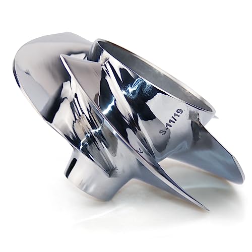 CAPTAIN 155.5m PWC Impeller Replace for Solas SR-CD-11/19, fit Sea-Doo Personal Watercraft/Jet-Boat, 4 Blade Jet Sk Stainless Steel Impeller