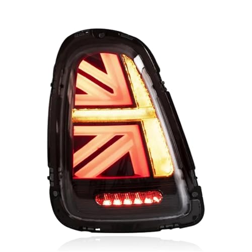 Luz trasera de coche R56 R57 R58 R59 cubierta rojo ahumado con funciones de freno y giro 5