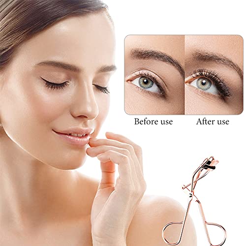 Flyitem 4Pcs Professional Grafting Eyelash Tools Set Eyebrows Auxiliary Folding False Eyelashes Curler Stainless Steel Tweezer Clip Cosmetic Makeup Tool #TOP6