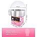 VEVOR Electric Cotton Candy Machine with Cover, 1000W Commercial Floss Maker w/Stainless Steel Bowl, Sugar Scoop and Drawer, Perfect for Home, Carnival, Kids Birthday, Family Party, Pink