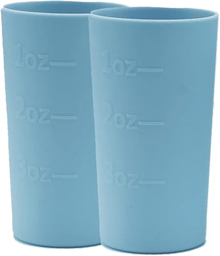 Miniatura 5 de Davison Moldes de hielo congelables de 4 onzas, paquete de 2. Moldes de silicona cónicos, aptos para lavavajillas que sostienen agua o mezcladores