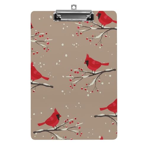 Porte-formulaires A4 oiseau rouge, le clipboard idéal pour prendre des notes en déplacement