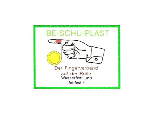 10 x Rollen Fingerverband Pflaster BE-SCHU-PLAST Tape wasserfest elastisch Rot, Blau und Haut, Farbe:Haut