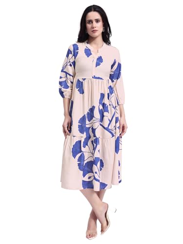 Image of PURVAJA Women's Maxi Cotton Blend Dress