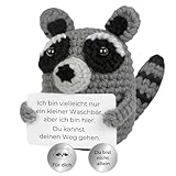 Cadeau raton laveur avec cœur et déclaration : que ce soit comme cadeau pour votre petite amie, pour un être cher ou pour vous-même, ce petit ensemble combine un format pratique avec un grand effet émotionnel.