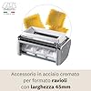 Marcato Accessorio Macchina per la Pasta, Macchina per Ravioli, Taglio da 150 mm, Compatibile con Atlas 150 e Atlasmotor, Accessorio da Cucina Tagliapasta. Linea Basic. Formato: Ravioli