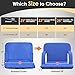 HOPERAN Heated Stadium Seats for Bleachers with Back Support Wide Cushion, Extra Portable Bleacher Seat Foldable Stadium Chair, USB 3 Levels of Heat, Pockets for Outdoor Indoor Sports 25
