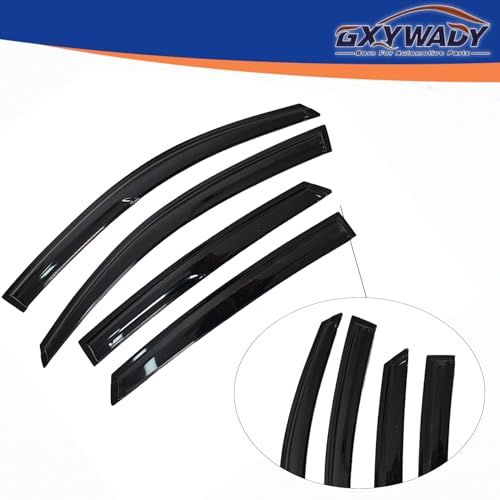GXYWADY 4PCS Window Vent Visor Rain Guard Shade Replacement for Civic Sedan 2016 2017 2018 2019 2020 by GXYWADY - Image 4