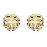 Swarovski Pendientes de aro de la colección Birthstone, One Size, Latón y zirconia cúbica, Circonia cúbica
