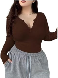 JC JUMMY COUTUREWomen's Plus Size Quarter Button Full Sleeve Shirt - Stylish & Versatile Tops_PP Price In India