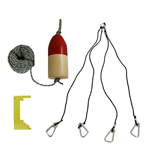 KUFA LQ1+CM1+F11RW+HA5 (10986) Sports Deluxe Crabbing Kits with Float, 1/4" Lead Core Rope