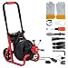 PIONEERWORKS Electric Drain Cleaner Machine – 100Ft Auto-Feed, 6 Cutters, For 1\" To 4\" Pipes - View #7
