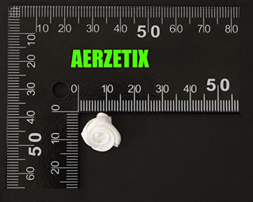 AERZETIX - C60863 - Set di 10 fiori rosa ~6x15mm