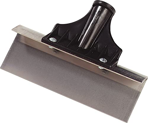 Image of SPARTA Flo-Pac Floor Scraper with Handle Socket for Cleaning, 8 Inches, Black, (Pack of 12)