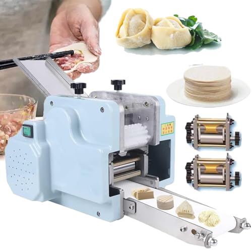 Elektryczna maszyna do skórki do pierogów z formami 1/2/3 – wonton owijarka i maszynka do makaronu do domowych pierogów i makaronu