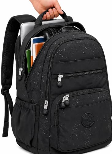 Mochila Grande 30L Nylon Impermeável Preta
