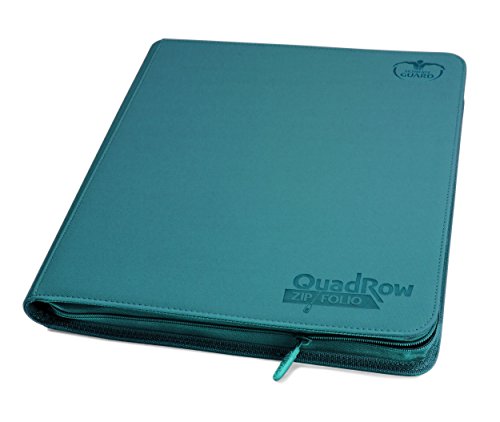 Ultimate Guard 12-Pocket QuadRow XenoSkin ZipFolio (Benzine Blauw)