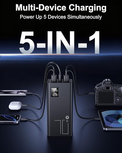 große Powerbank 70000mAh, 30W Externe Handyakkus Schnellladen – Ansicht 4