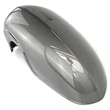 Ersatz-Tür-Außenspiegel-Abdeckung, Metallic-Grau, kompatibel mit allen Opel Corsa D und E