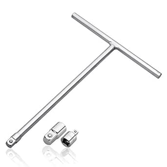 Neiko 01135A 3/8" Drive T Handle Wrench, Chromium Vanadium Steel | Long ...