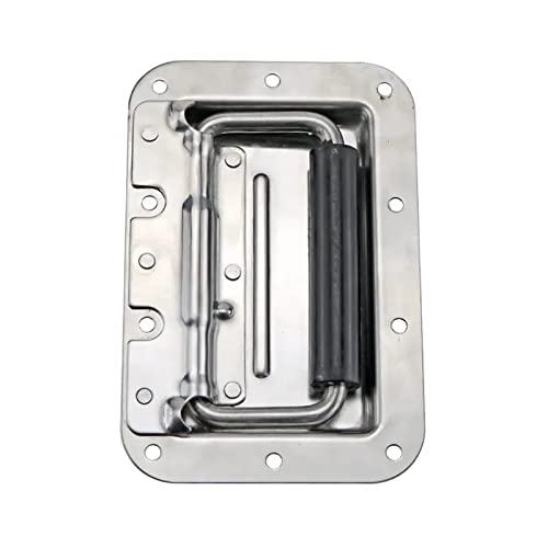 Poignée industrielle intégrée en inox 304 pliante pour caisson de commande - 3