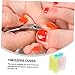 PLAFOPE 12pcs Manicure Scissors Handle Protectors Silicone Cover for Cuticle Trimmer Salon Nippers Tweezers Tip Sleeves
